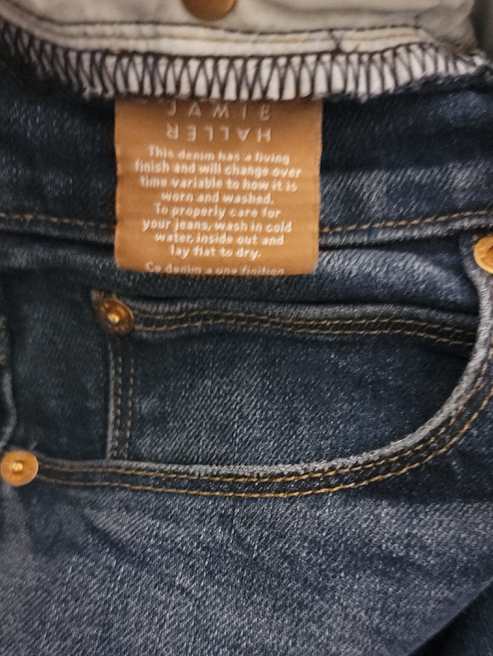 Jamie Haller The Crease Jean in Distressed Dark 27 - Picture 6 of 7
